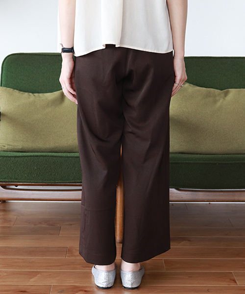 PairPair（ペアペア）の「ベルト付きハイウエストワイドパンツ（その他パンツ・レディース・ブラック/ダークブラウン/ベージュ・FREE）」の18枚目の写真