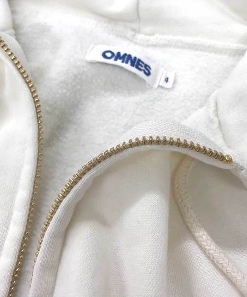 OMNES（オムネス）の「裏起毛ダブルジップパーカー（パーカー・レディース・チャコールグレー/ベージュ/グレー/ホワイト系その他・SMALL/MEDIUM）」の5枚目の写真