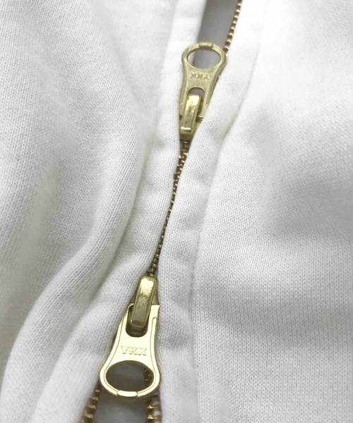 OMNES（オムネス）の「裏起毛ダブルジップパーカー（パーカー・レディース・チャコールグレー/ベージュ/グレー/ホワイト系その他・SMALL/MEDIUM）」の8枚目の写真