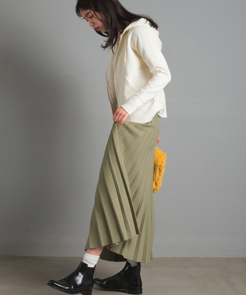 OMNES（オムネス）の「裏起毛ダブルジップパーカー（パーカー・レディース・チャコールグレー/ベージュ/グレー/ホワイト系その他・SMALL/MEDIUM）」の12枚目の写真