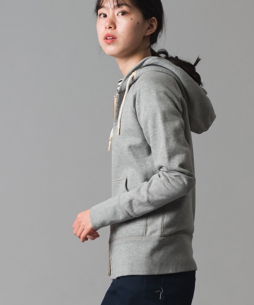 OMNES（オムネス）の「裏起毛ダブルジップパーカー（パーカー・レディース・チャコールグレー/ベージュ/グレー/ホワイト系その他・SMALL/MEDIUM）」の17枚目の写真