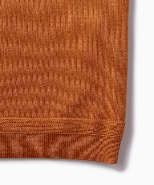 SHIPS(シップス)の「SC: WOOLMARK マシンウォッシュ対応 クルーネック ニット(ニット/セーター・メンズ・ライトグレー/ネイビー/オレンジ/ブルー/グリーン・SMALL/MEDIUM/LARGE/X-LARGE)」の19枚目の写真