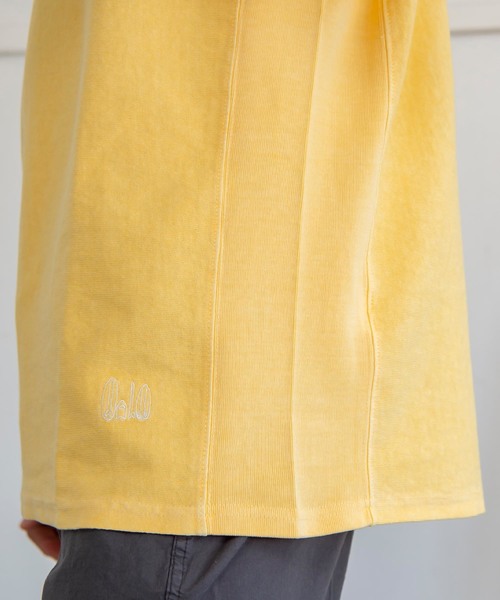 #Re:room（リルーム）の「3DアイコンピグメントウォッシュビッグTシャツ（Tシャツ/カットソー・メンズ・オレンジ/オフホワイト/ブラック/ライトイエロー/ライトグリーン・SMALL/MEDIUM）」の7枚目の写真