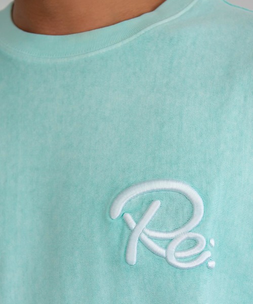 #Re:room（リルーム）の「3DアイコンピグメントウォッシュビッグTシャツ（Tシャツ/カットソー・メンズ・オレンジ/オフホワイト/ブラック/ライトイエロー/ライトグリーン・SMALL/MEDIUM）」の21枚目の写真