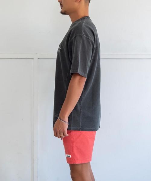 #Re:room（リルーム）の「3DアイコンピグメントウォッシュビッグTシャツ（Tシャツ/カットソー・メンズ・オレンジ/オフホワイト/ブラック/ライトイエロー/ライトグリーン・SMALL/MEDIUM）」の9枚目の写真