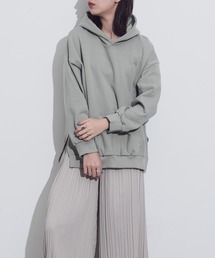 Aunt Marie's | AUNT MARIE'S コットンサイドスリットルーズパーカー(パーカー)