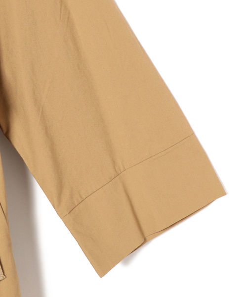 SHIPS Days(シップスデイズ)の「SHIPS Days STANDARD:ローブコート(その他アウター・レディース・ベージュ/ネイビー・ONE SIZE)」の7枚目の写真