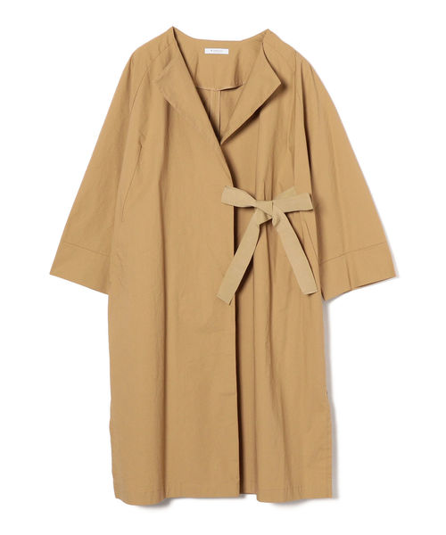 SHIPS Days(シップスデイズ)の「SHIPS Days STANDARD:ローブコート(その他アウター・レディース・ベージュ/ネイビー・ONE SIZE)」の10枚目の写真