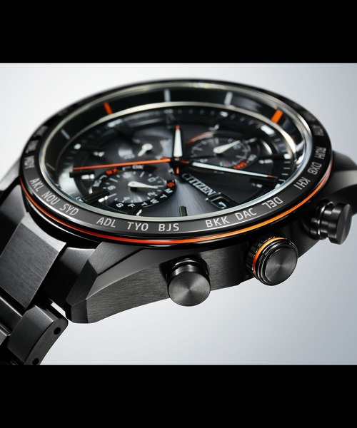 ATTESA(アテッサ)の「ATTESA アテッサ エコ・ドライブ電波時計 ダイレクトフライト ACT Line 広告掲載モデル(アナログ腕時計・メンズ・ブラック・FREE)」の17枚目の写真