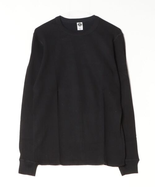PARKS TOKYO SELECT（パークストウキョウセレクト）の「（UN）LONG-SLEEVE THERMAL CREW NECK（Tシャツ/カットソー・メンズ・チャコールグレー/ブラック/グレー/ホワイト・SMALL/MEDIUM）」の3枚目の写真