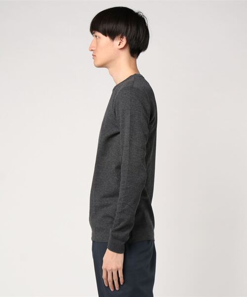 PARKS TOKYO SELECT（パークストウキョウセレクト）の「（UN）LONG-SLEEVE THERMAL CREW NECK（Tシャツ/カットソー・メンズ・チャコールグレー/ブラック/グレー/ホワイト・SMALL/MEDIUM）」の5枚目の写真