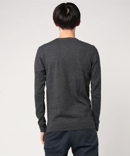 PARKS TOKYO SELECT（パークストウキョウセレクト）の「（UN）LONG-SLEEVE THERMAL CREW NECK（Tシャツ/カットソー・メンズ・チャコールグレー/ブラック/グレー/ホワイト・SMALL/MEDIUM）」の6枚目の写真