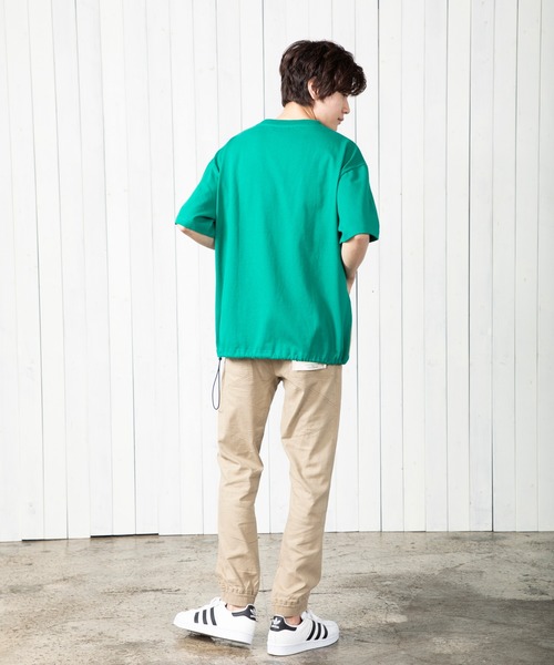 POWER TO THE PEOPLE(パワートゥーザピープル)の「【POWER TO THE PEOPLE】麻混 ジョガーパンツ(その他パンツ・メンズ・ダークグリーン/ベージュ/ブラック/カーキ・M/L/LL)」の7枚目の写真