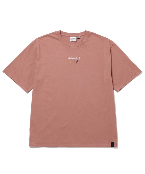 Gramicci（グラミチ）の「【GRAMICCI】別注3ランニングマン刺繍S/S TEE（Tシャツ/カットソー・メンズ・ホワイト/パープル/ピンク系その他・M/L）」の4枚目の写真