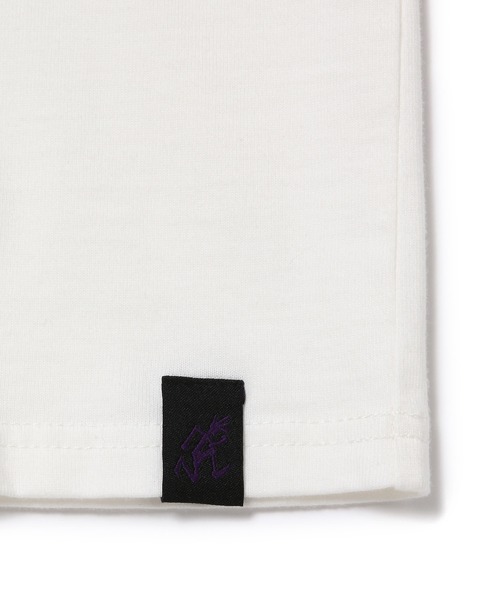 Gramicci（グラミチ）の「【GRAMICCI】別注3ランニングマン刺繍S/S TEE（Tシャツ/カットソー・メンズ・ホワイト/パープル/ピンク系その他・M/L）」の9枚目の写真