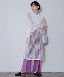 PAGEBOY | コードレースバックリボンワンピース(ワンピース)