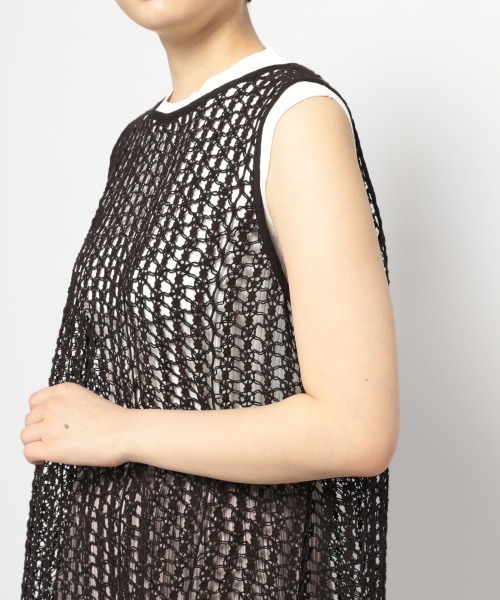 PAGEBOY（ページボーイ）の「コードレースバックリボンワンピース（ワンピース・レディース・ブラック/オフホワイト・FREE）」の19枚目の写真