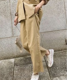 ulu | Linenstyle twill pegtop pants(その他パンツ)