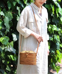 JOURNAL STANDARD relume(�W���[�i���X�^���_�[�h�@�������[��)�́yBALI WERKSTATTE/�o�� ���[�N�X�^�b�g�zHandwoven box bag oval�F�J�S�o�b�O(�����o�b�O)