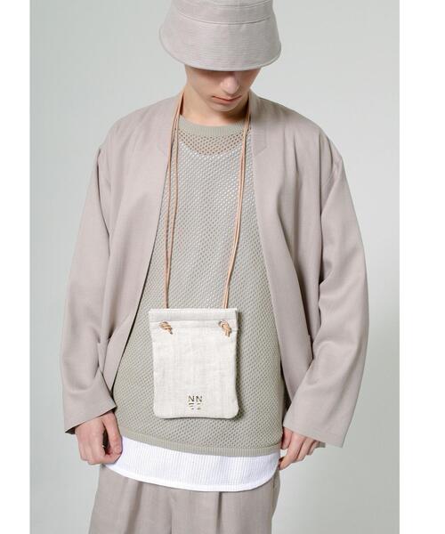 MONKEY TIME(モンキータイム)の「<monkey time> PE/TWL LAPEL LESS JACKET/ジャケット(テーラードジャケット・メンズ・ナチュラル/ダークグリーン・LARGE/X-LARGE/MEDIUM/SMALL)」の5枚目の写真