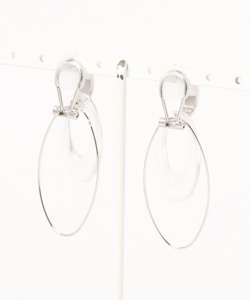 LOWRYS FARM（ローリーズファーム）の「クリアパーツサガリイヤリング　888032（イヤリング・レディース・シルバー/ゴールド・FREE）」の3枚目の写真