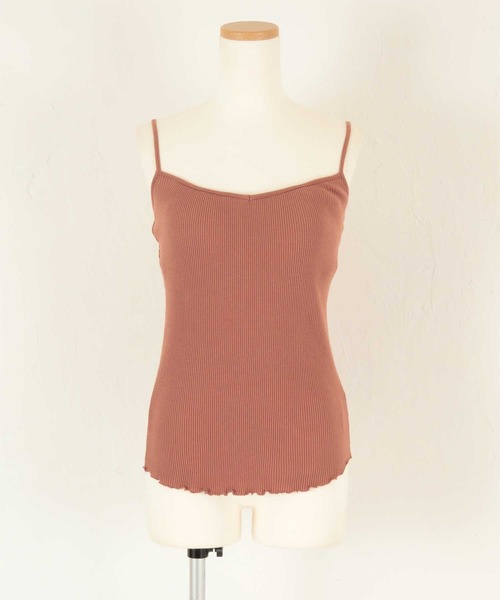 titivate(ティティベイト)の「ブラカップ付きリブキャミソール(キャミソール・レディース・ライトベージュ/ブラウン系その他/ブラウン/チャコール/ブラック/ライトグリーン・S/M)」の20枚目の写真