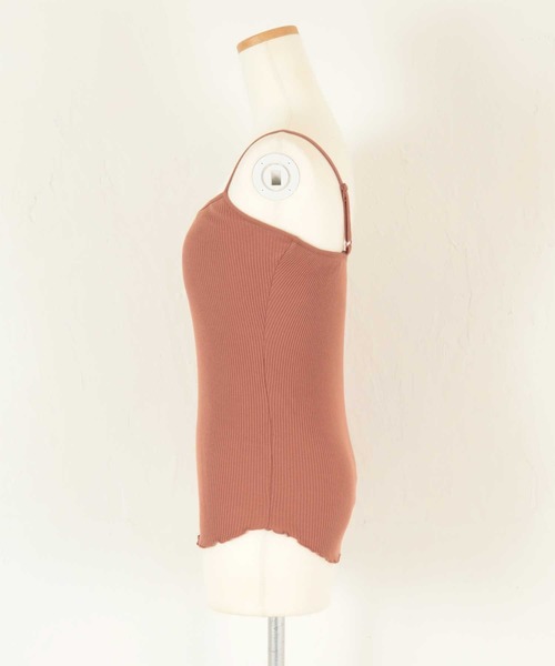 titivate(ティティベイト)の「ブラカップ付きリブキャミソール(キャミソール・レディース・ライトベージュ/ブラウン系その他/ブラウン/チャコール/ブラック/ライトグリーン・S/M)」の21枚目の写真