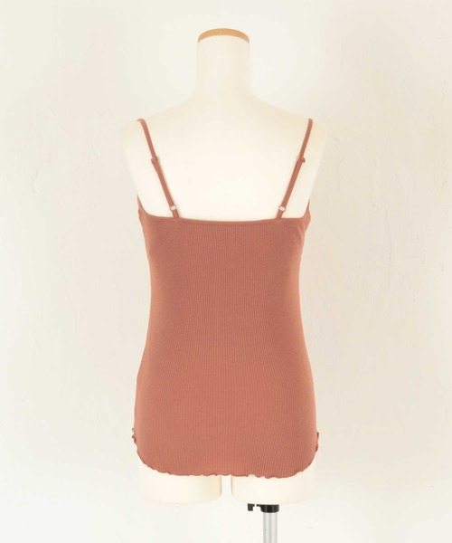 titivate(ティティベイト)の「ブラカップ付きリブキャミソール(キャミソール・レディース・ライトベージュ/ブラウン系その他/ブラウン/チャコール/ブラック/ライトグリーン・S/M)」の19枚目の写真