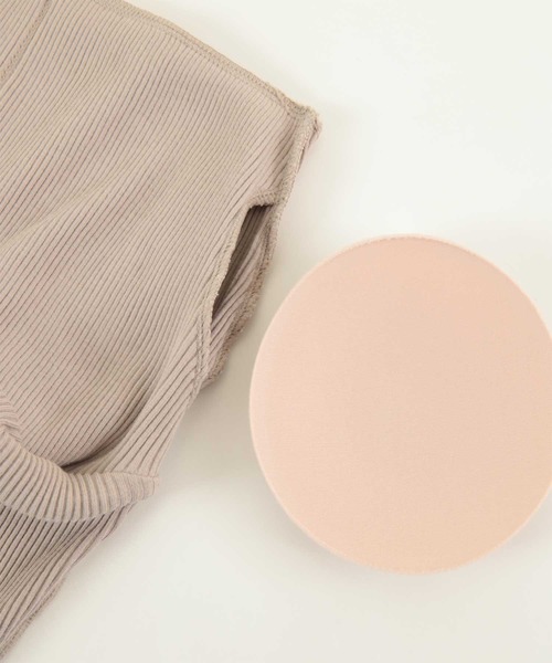 titivate(ティティベイト)の「ブラカップ付きリブキャミソール(キャミソール・レディース・ライトベージュ/ブラウン系その他/ブラウン/チャコール/ブラック/ライトグリーン・S/M)」の22枚目の写真