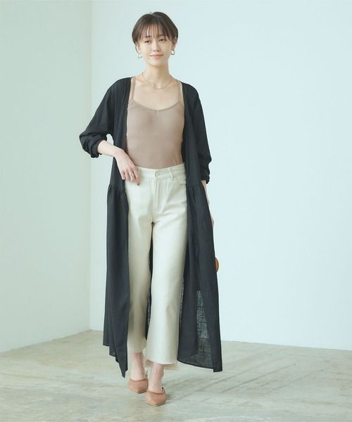 titivate(ティティベイト)の「ブラカップ付きリブキャミソール(キャミソール・レディース・ライトベージュ/ブラウン系その他/ブラウン/チャコール/ブラック/ライトグリーン・S/M)」の9枚目の写真