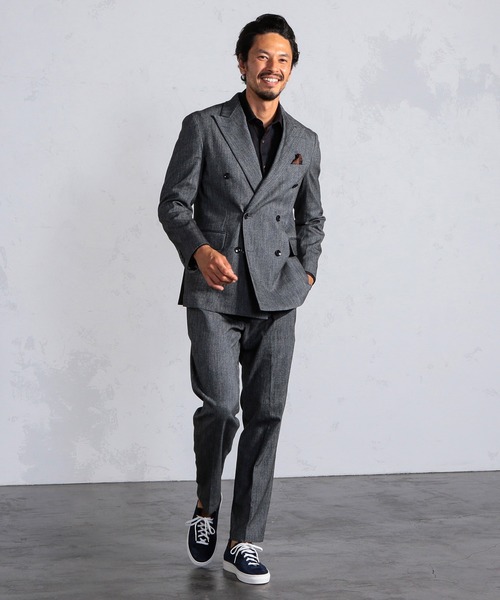 MEN'S BIGI（メンズビギ）の「コットンストレッチイージーパンツ（その他パンツ・メンズ・グレー・01/02/03/04）」の8枚目の写真