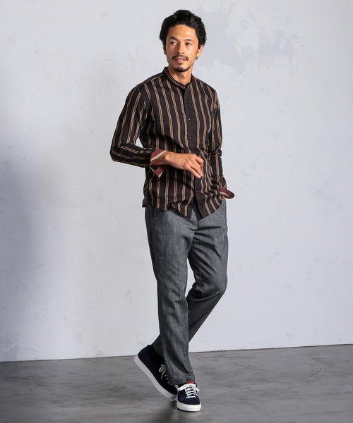 MEN'S BIGI（メンズビギ）の「コットンストレッチイージーパンツ（その他パンツ・メンズ・グレー・01/02/03/04）」の3枚目の写真