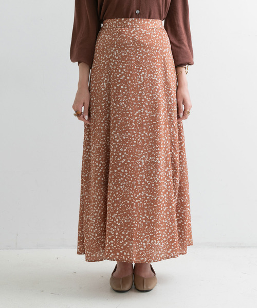 Newlyme（ニューリーミー）の「花柄ナローマキシスカート【R】（スカート・レディース・ブラック/ピンク・MEDIUM/LARGE）」の18枚目の写真