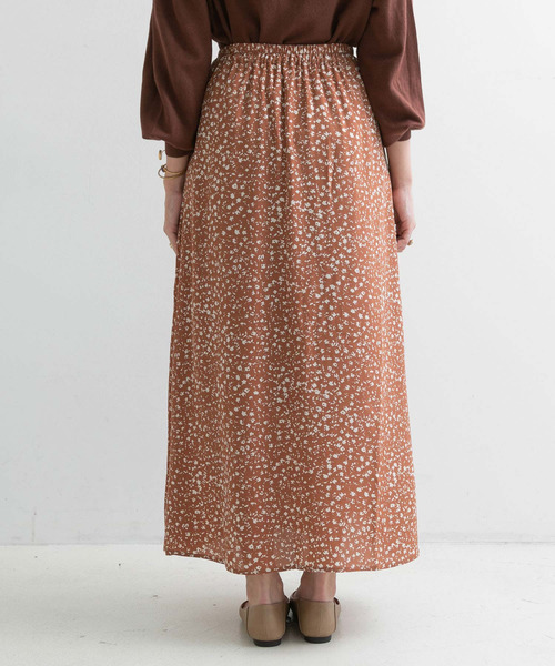 Newlyme（ニューリーミー）の「花柄ナローマキシスカート【R】（スカート・レディース・ブラック/ピンク・MEDIUM/LARGE）」の19枚目の写真