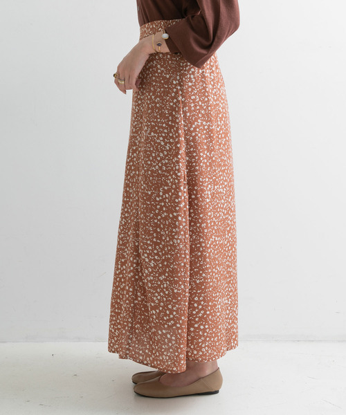 Newlyme（ニューリーミー）の「花柄ナローマキシスカート【R】（スカート・レディース・ブラック/ピンク・MEDIUM/LARGE）」の20枚目の写真