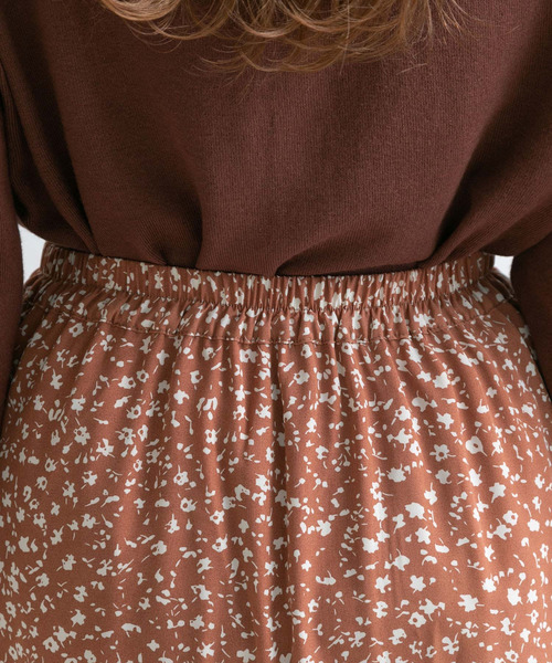 Newlyme（ニューリーミー）の「花柄ナローマキシスカート【R】（スカート・レディース・ブラック/ピンク・MEDIUM/LARGE）」の22枚目の写真