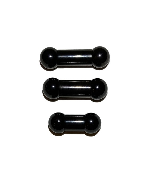 MORPH(モルフ)の「MORPH モルフ バーベルボディーピアス 2ゲージ 8mm~14mm(ピアス(片耳用)・メンズ・ブラック・8/10/12/14)」の1枚目の写真