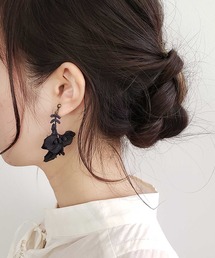 m.soeur（エムスール）の「カラーのお花イヤリング＊（イヤリング・キッズ）」