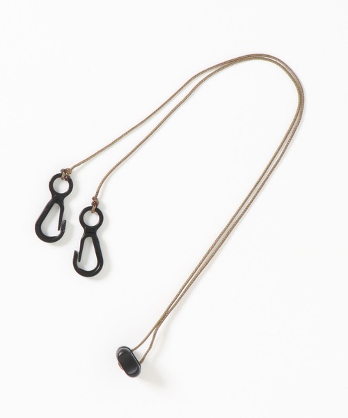 HIKA（ヒカ）の「【HIKA】mask cord color / マスクコード ストラップ / MADE IN JAPAN（マスク・メンズ・ブラック/パープル/レッド/オリーブ/ピンク/イエロー/オレンジ/ブルー/タン/ブルー系その他/チャコール/ネイビー/グリーン系その他/グレー/ワインレッド/ホワイト/ベージュ系その他/ブルー系その他2・FREE）」の6枚目の写真