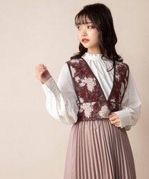 Mysa&Liina | パイピングジャガードビスチェ(その他トップス)