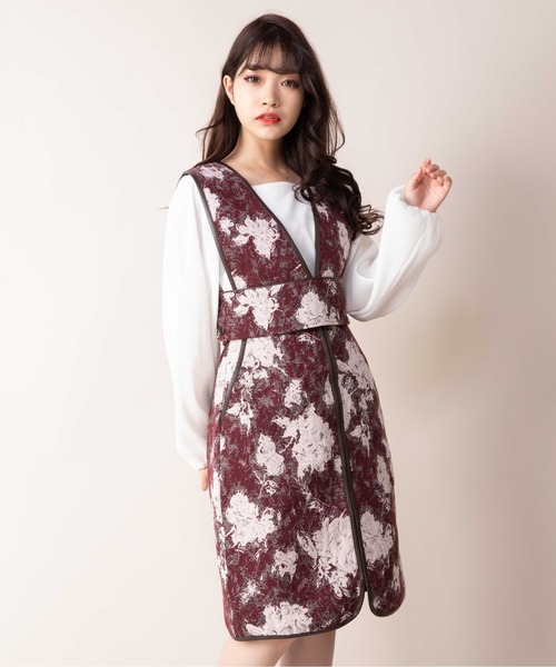 Mysa&Liina（ミーサリーナ）の「パイピングジャガードビスチェ（その他トップス・レディース・ブラック/レッド・M）」の19枚目の写真