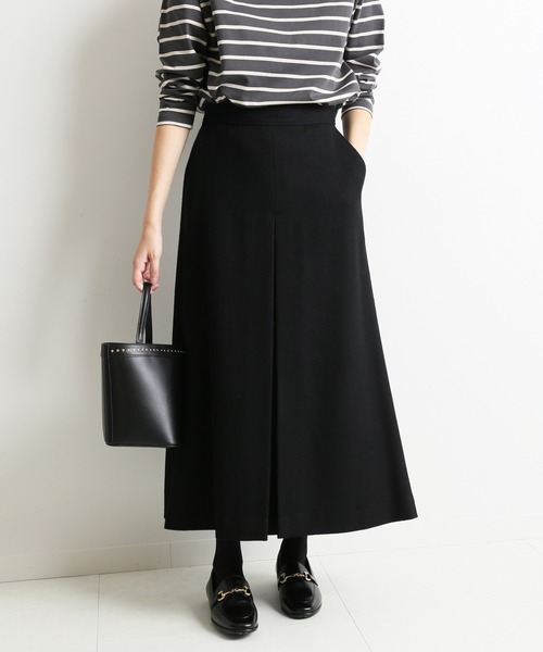 セール】ウールジョーゼットタックAラインスカート◇（スカート