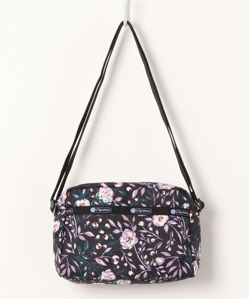 LeSportsac（レスポートサック）の「DANIELLA CROSSBODY ダンシング ロージーズ ノワール（ショルダーバッグ）」 WEAR