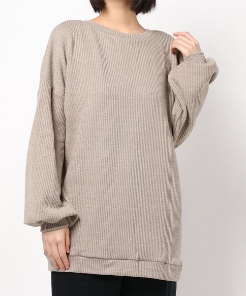 reca（レカ）の「3WAYリブルーズカーディガン（カーディガン/ボレロ・レディース・ブラック/ベージュ/クリーム・FREE）」の5枚目の写真