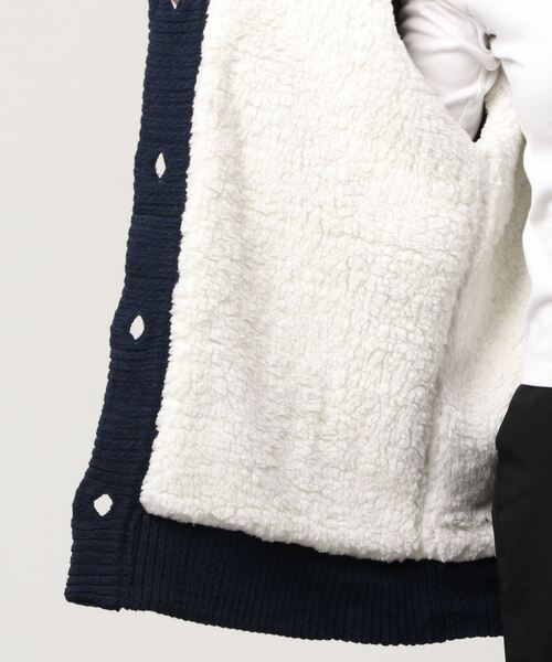 NAVY(ネイビー)の「裏ボアニットパーカー(パーカー・レディース・ネイビー/ブラウン/グレー・フリー)」の20枚目の写真