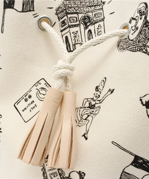 UNITED ARROWS(ユナイテッドアローズ)の「<TEMBEA(テンベア)>巾着ポーチ【パリ柄】(ポーチ・レディース・その他1・フリー)」の8枚目の写真
