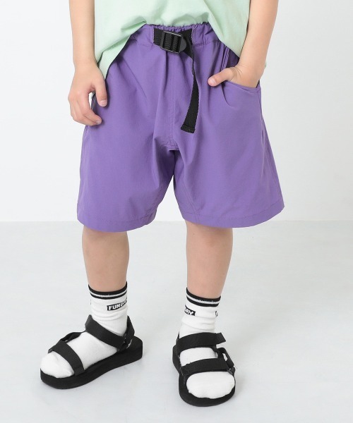 devirock（デビロック）の「速乾ナイロンハーフパンツ（その他パンツ・キッズ・グリーン系その他/その他2/その他1/バイオレット/パープル系その他/ブラック/テラコッタ・140cm/130cm/120cm/150cm/160cm/110cm/100cm）」の4枚目の写真