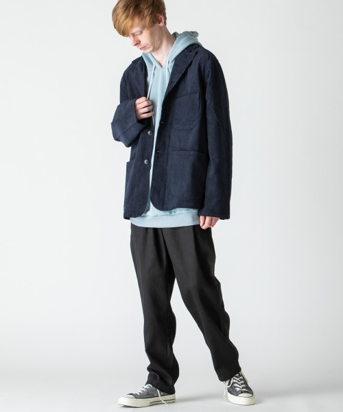 rehacer（レアセル）の「rehacer : Loose Corduroy Tailored Jacket / ルーズコーデュロイ テイラード ジャケット（テーラードジャケット・メンズ・ネイビー/グリーン・MEDIUM/LARGE/X-LARGE）」の7枚目の写真