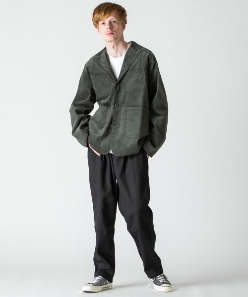 rehacer（レアセル）の「rehacer : Loose Corduroy Tailored Jacket / ルーズコーデュロイ テイラード ジャケット（テーラードジャケット・メンズ・ネイビー/グリーン・MEDIUM/LARGE/X-LARGE）」の12枚目の写真