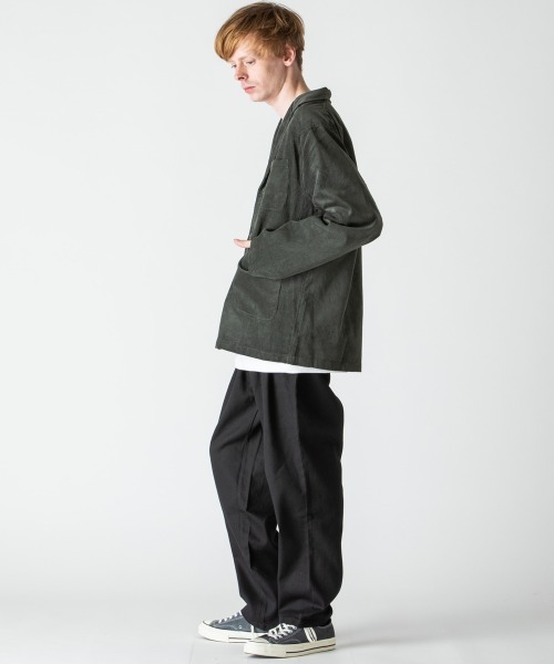 rehacer（レアセル）の「rehacer : Loose Corduroy Tailored Jacket / ルーズコーデュロイ テイラード ジャケット（テーラードジャケット・メンズ・ネイビー/グリーン・MEDIUM/LARGE/X-LARGE）」の10枚目の写真